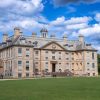 The Front Facade Of The Manor House At The Belton Estate - Lincolnshire, UK