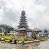 The Floating Pagodas At Ulun Danu Beratan Temple, Bali, Indonesia
