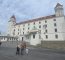 The Imposing Bratislava Castle In The Slovak Capital Overlooking The River Danube And The City