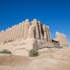 The Fortified Mansion Greater Kyz Kala From The Sasanian Or Early Islamic Period, With Distinctive Ribbed, Corrugated Mud-brick Walls, Merv, Turkmenistan